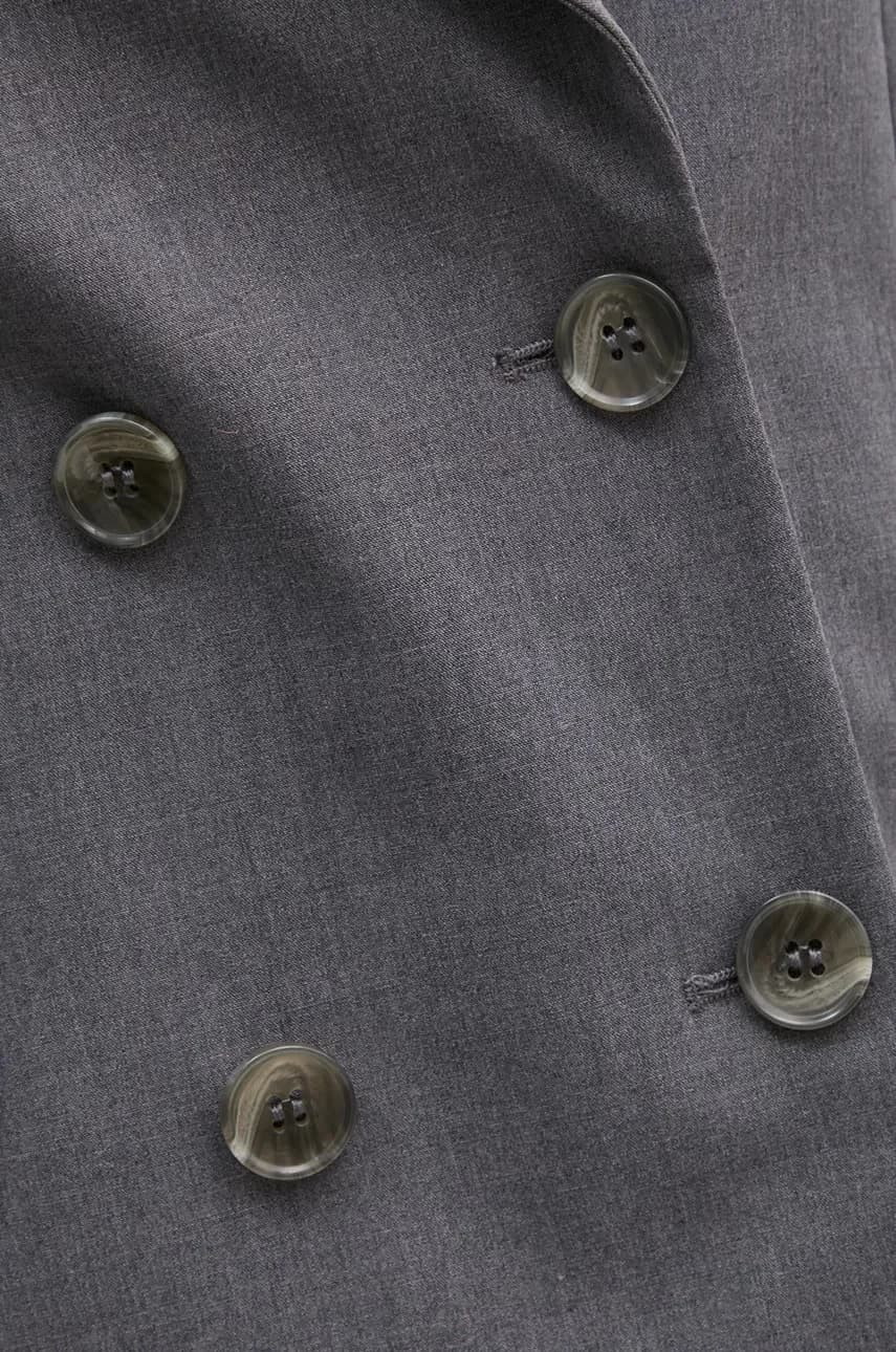 Куртка из смесовой шерсти - фото 5