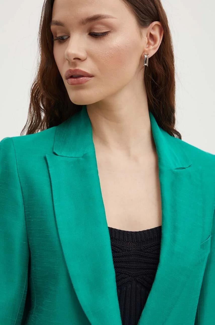 VOYANTE куртка из смесового льна - фото 4