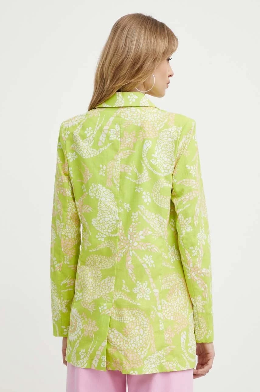 Пиджак из смесового льна - фото 3