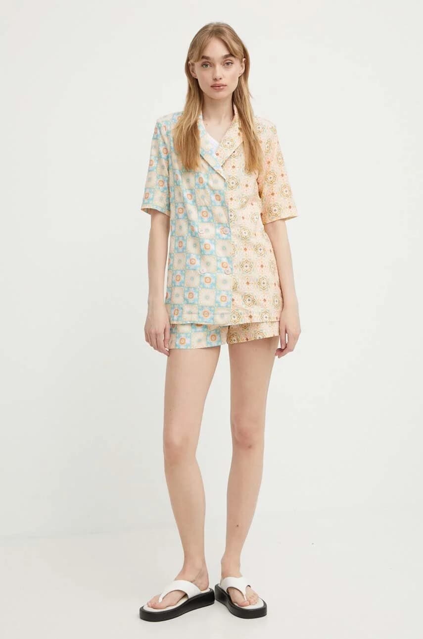 Пиджак из смесового льна - фото 2