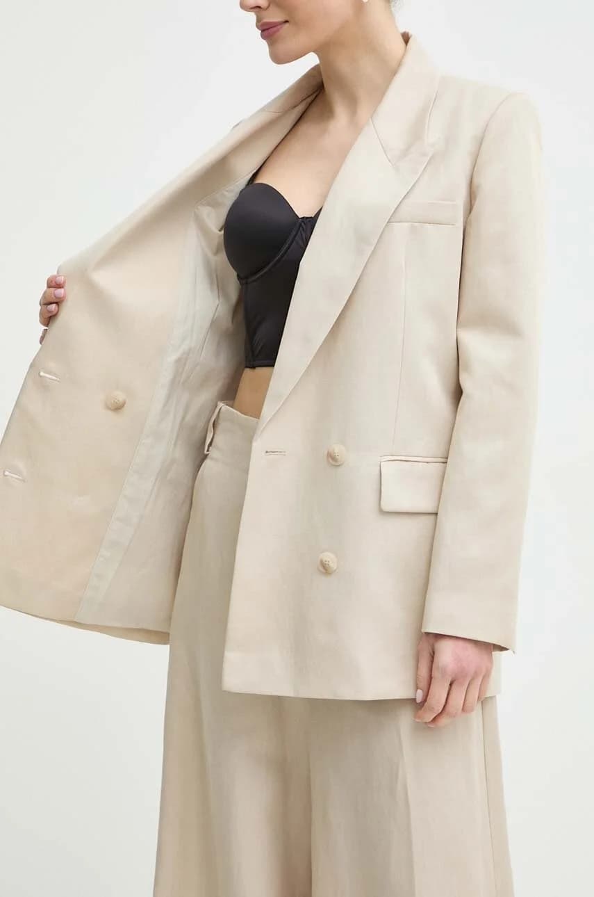 Льняная куртка - фото 7