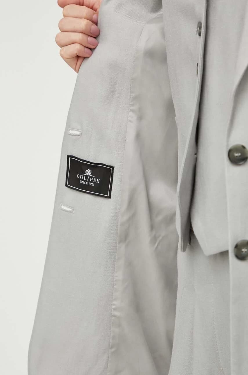 куртка Mercy из смесового льна - фото 6