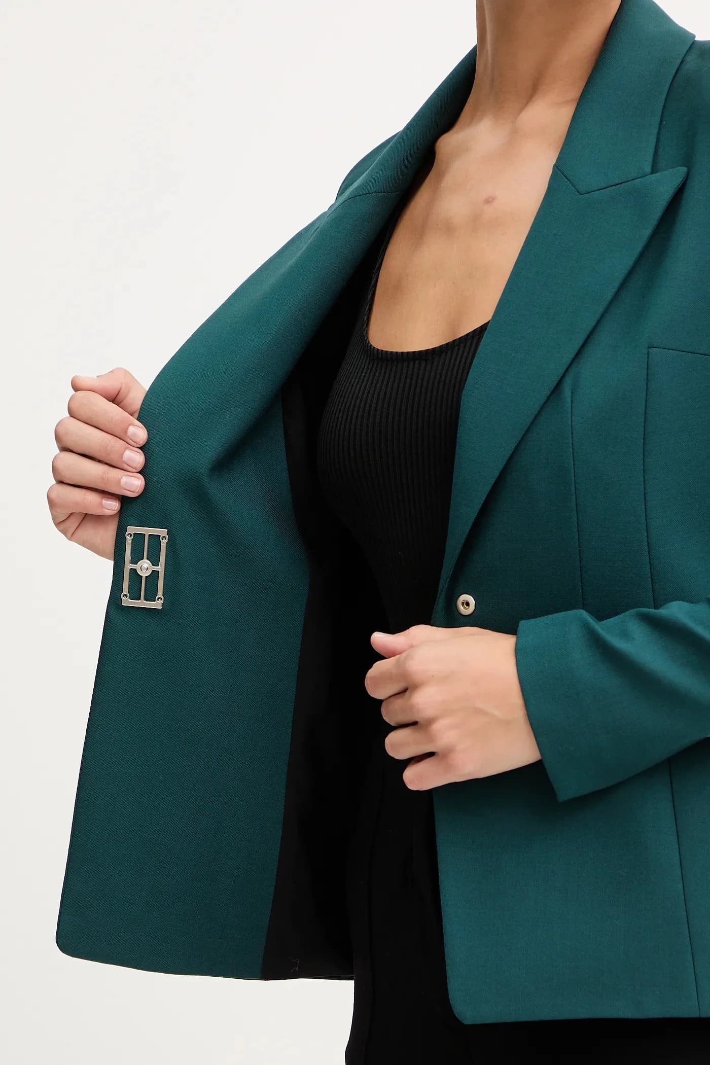 Куртка из смесовой шерсти - фото 6