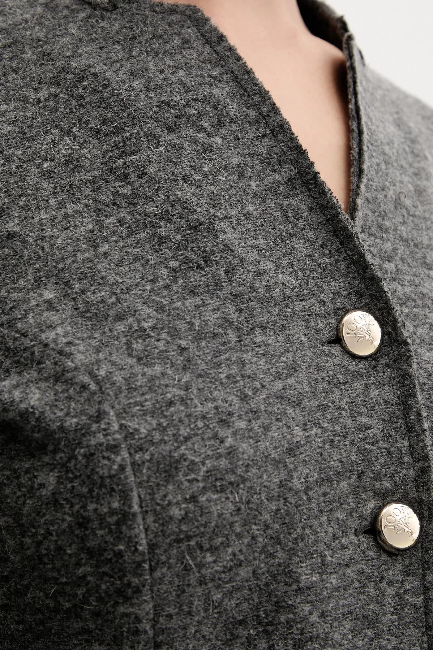 Куртка из смесовой шерсти - фото 5