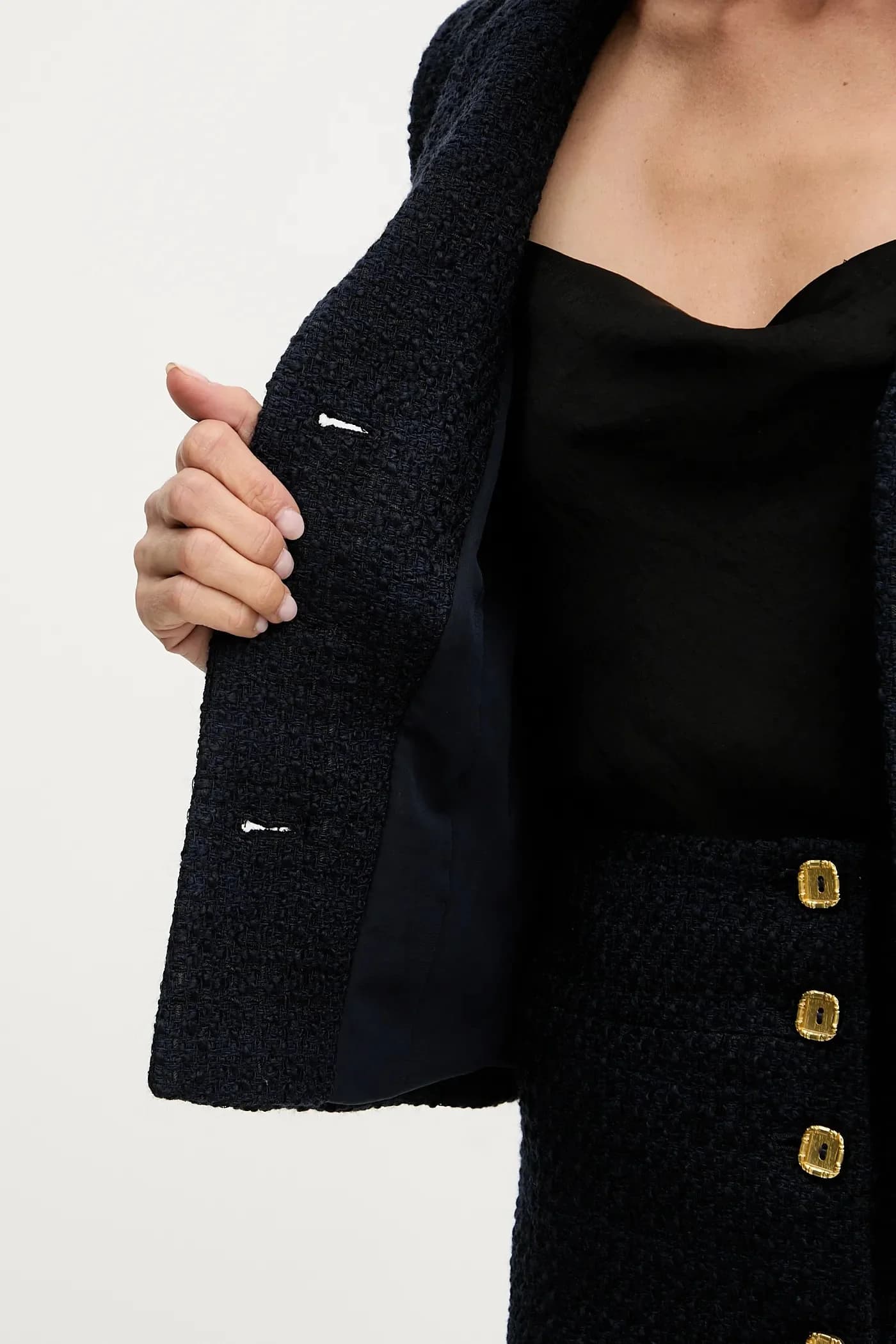 Куртка из смесовой шерсти - фото 6