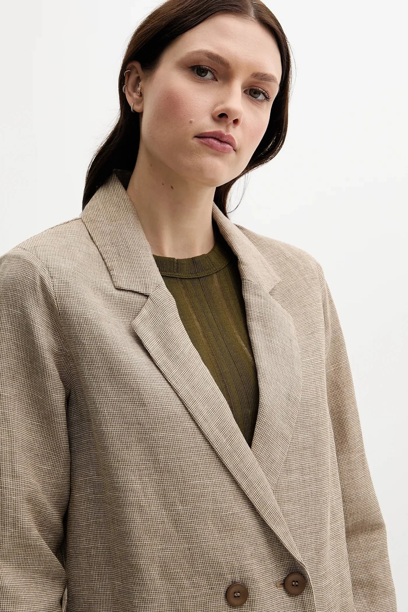 Льняная куртка - фото 4