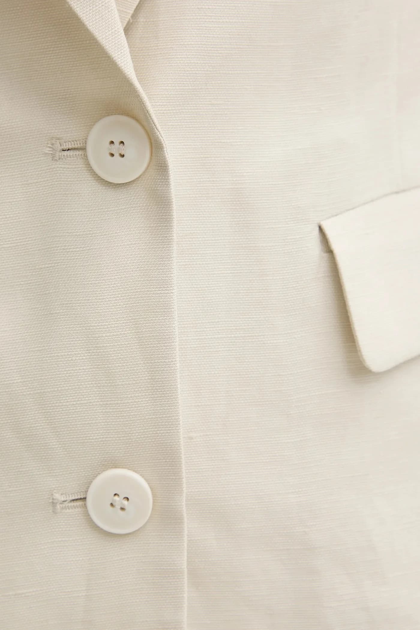 Пиджак из смесового льна - фото 5