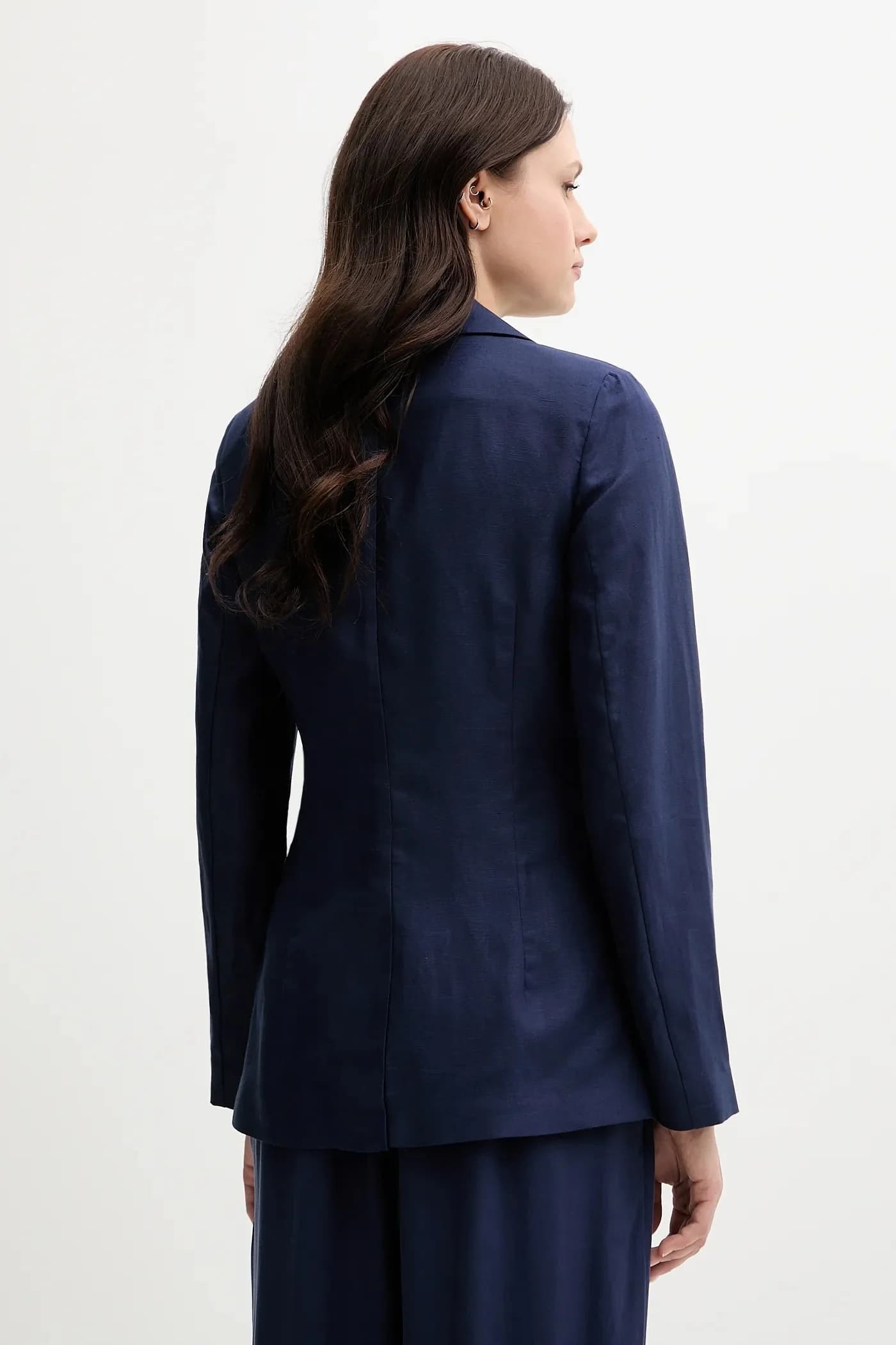 Пиджак из смесового льна - фото 3