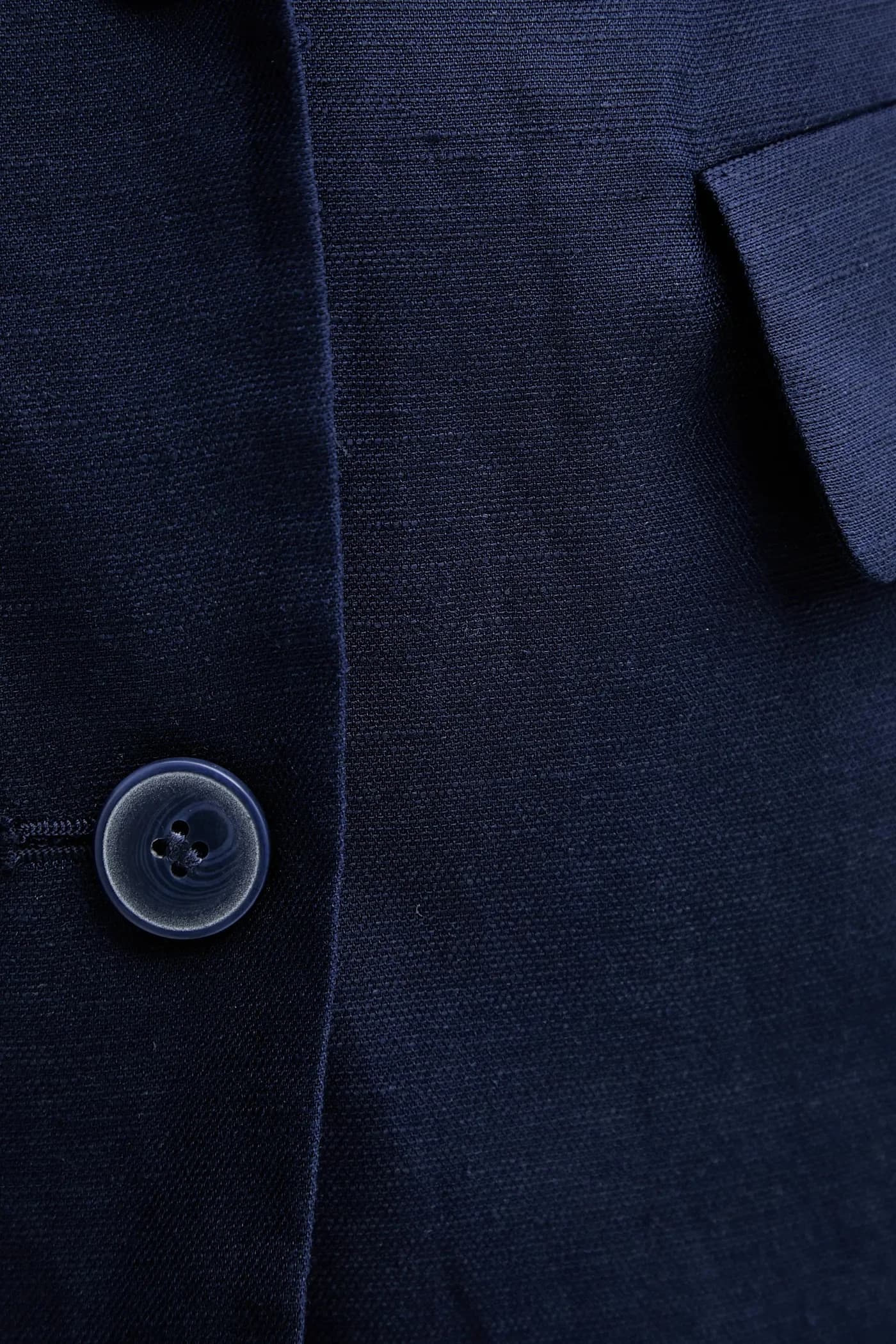 Пиджак из смесового льна - фото 5