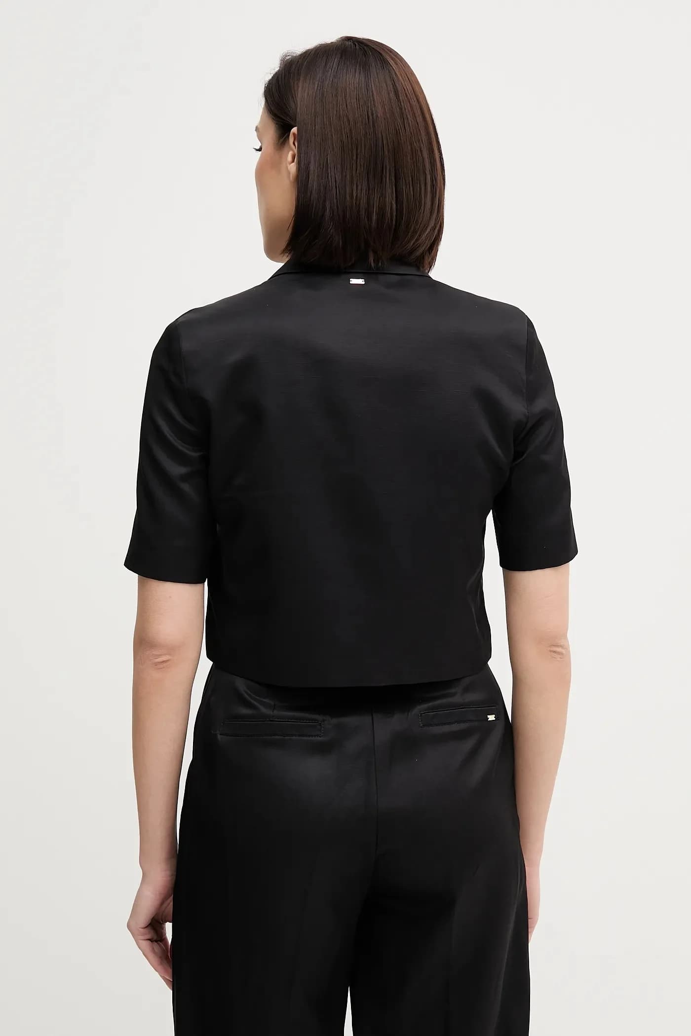 Пиджак из смесового льна - фото 3