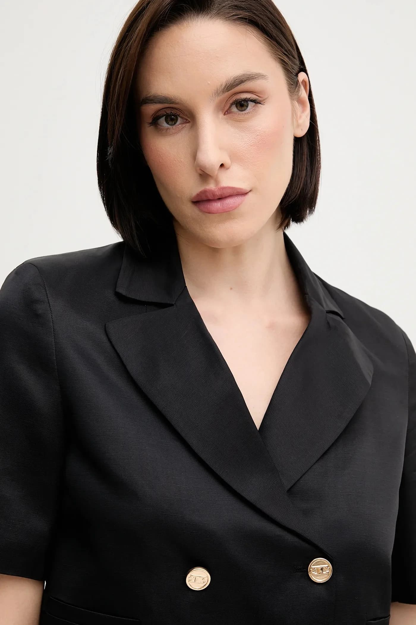 Пиджак из смесового льна - фото 4