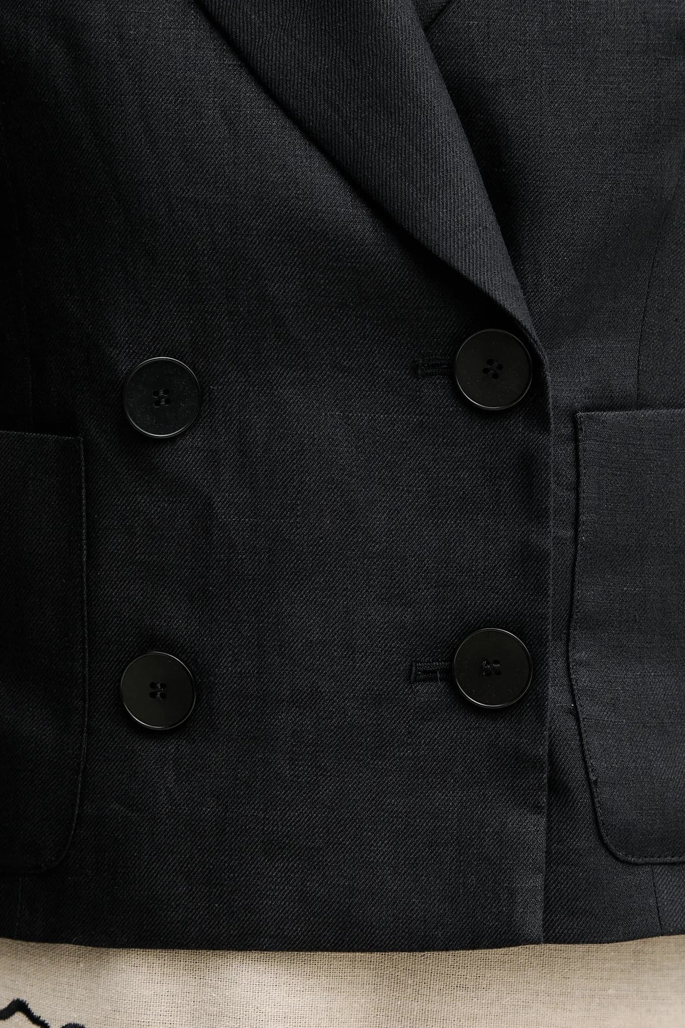 Льняная куртка - фото 5