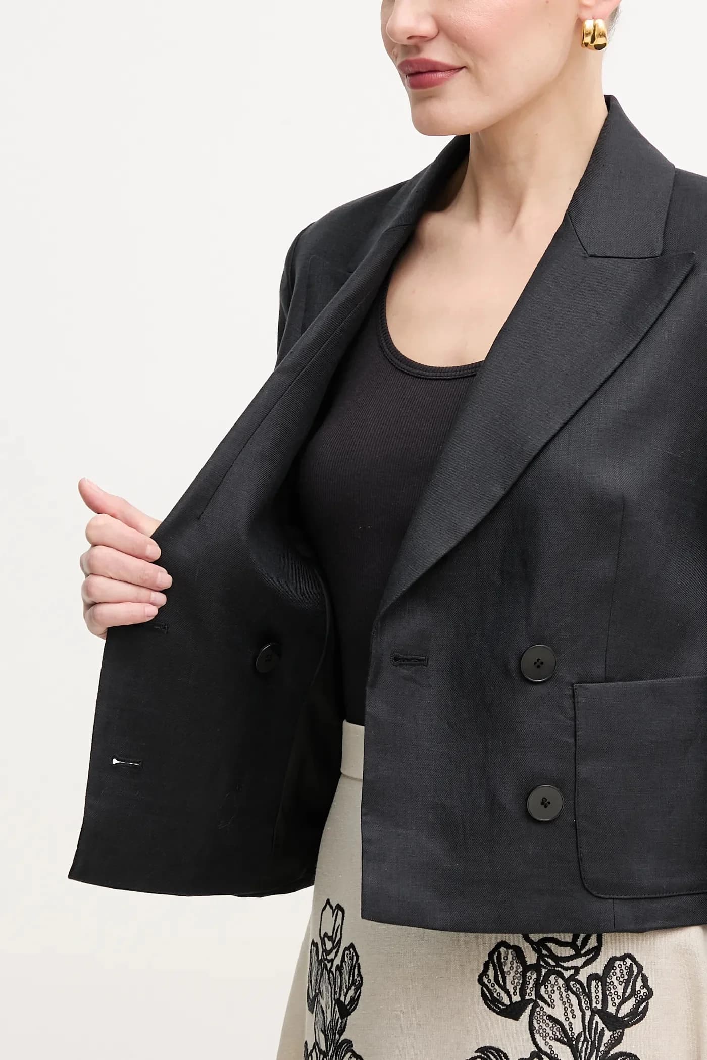 Льняная куртка - фото 6