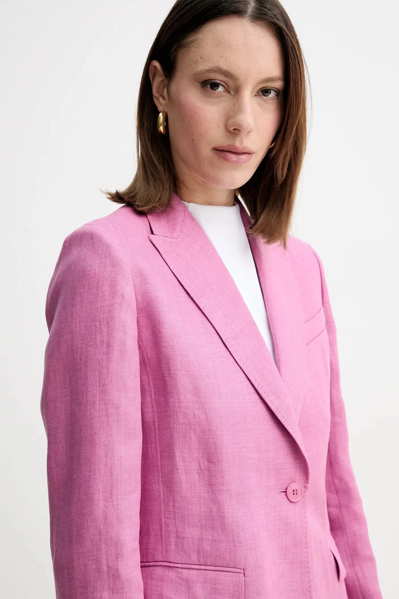 Льняная куртка - фото 4