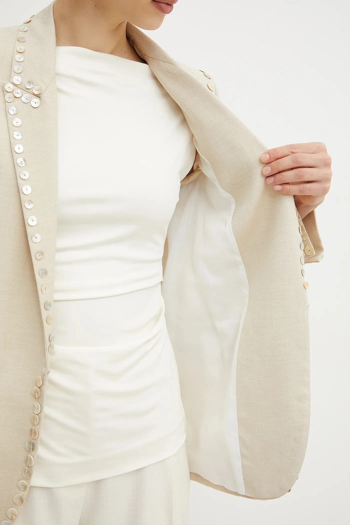 Куртка из смесовой шерсти - фото 6