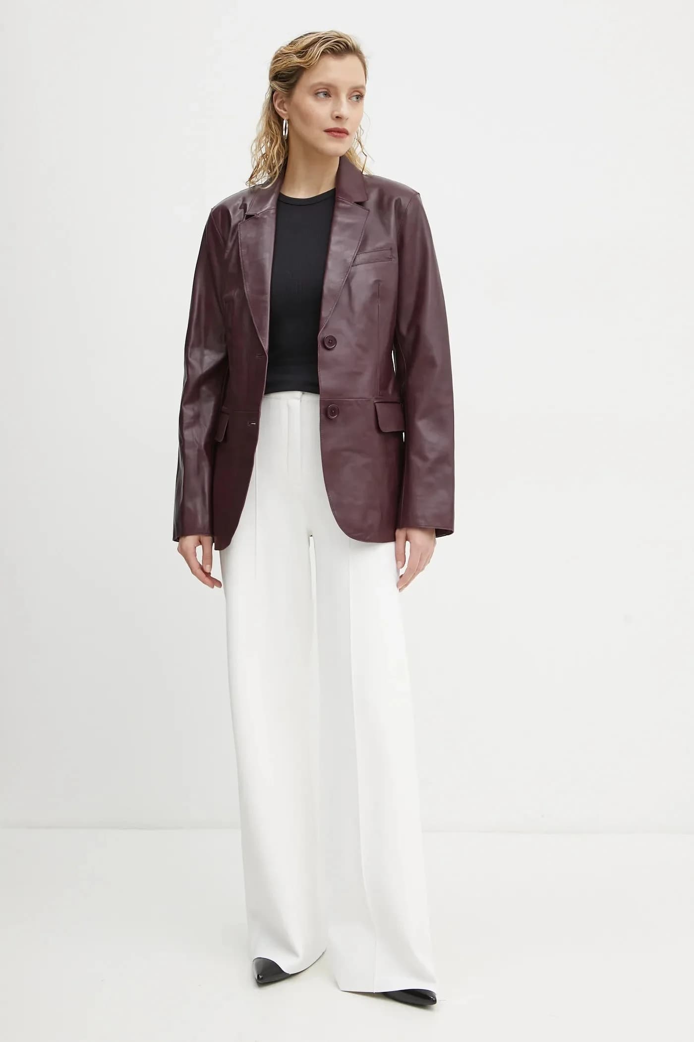 Мина кожаная куртка - фото 2