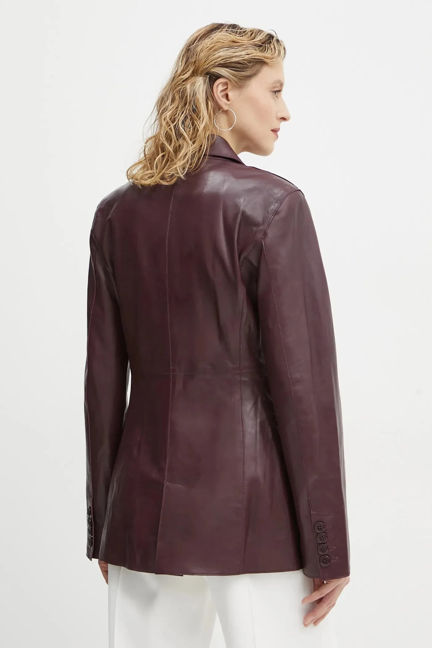 Мина кожаная куртка - фото 3