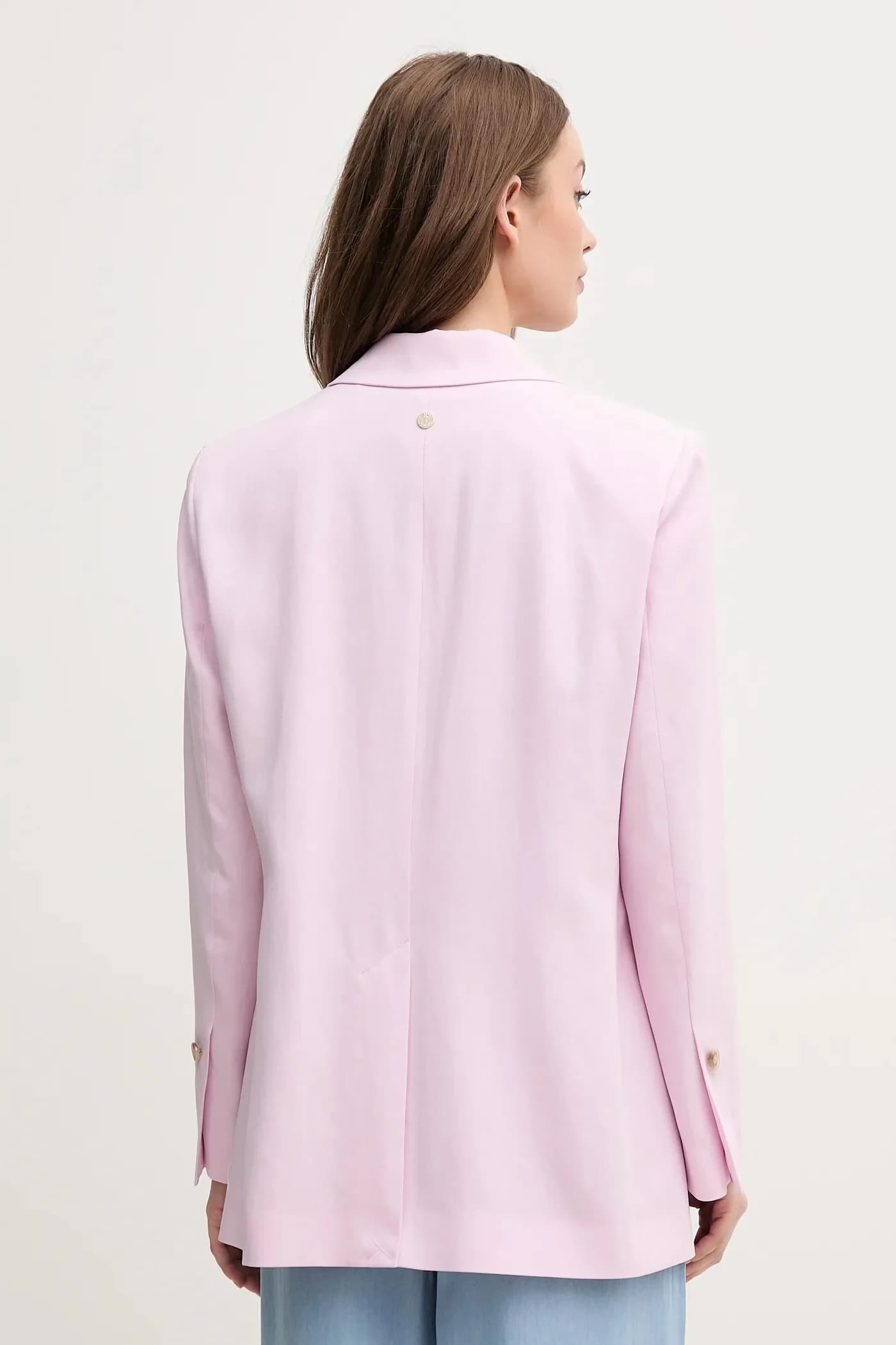 Пиджак из смесового льна - фото 3