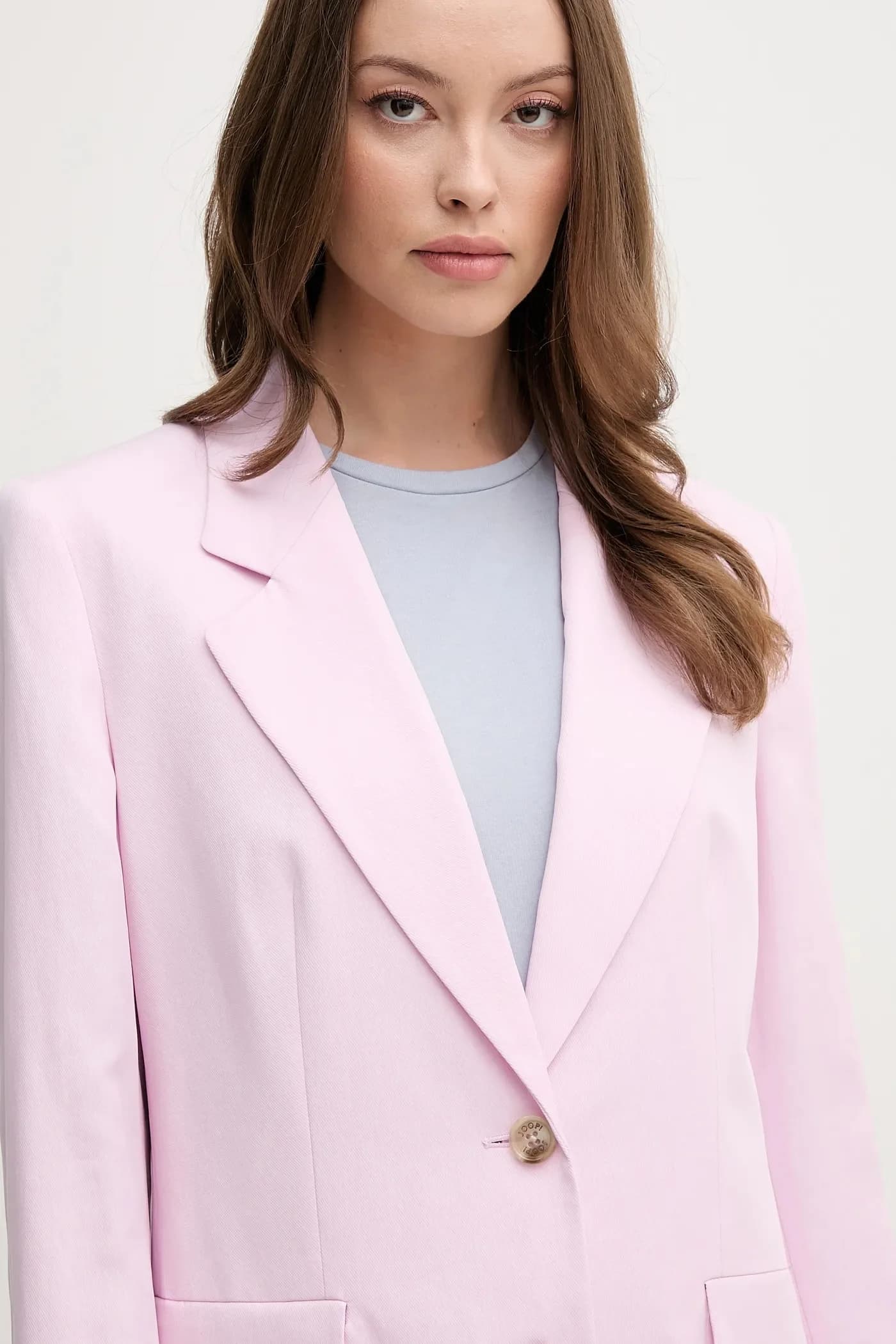 Пиджак из смесового льна - фото 4