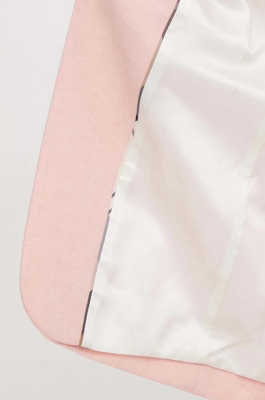 Пиджак из смесового льна - фото 6