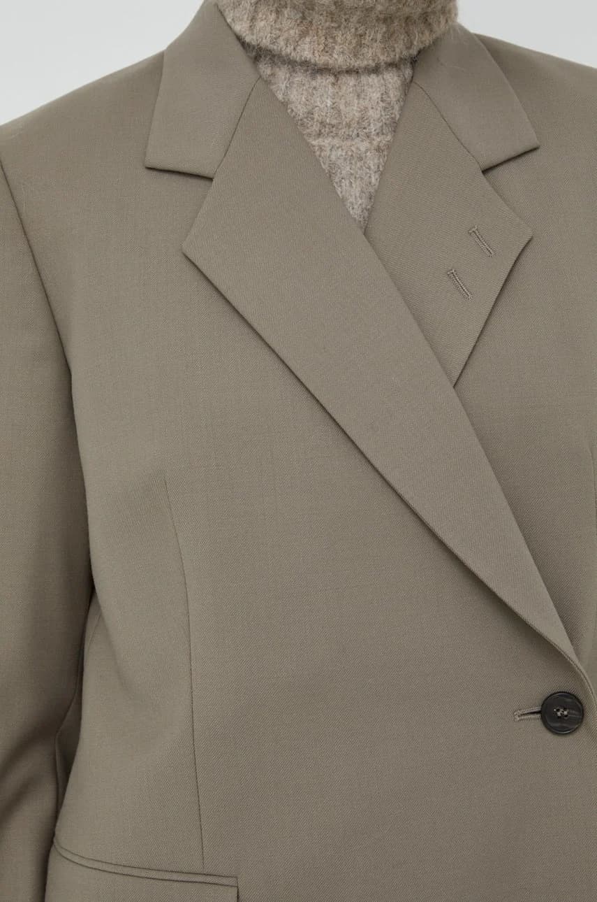 Куртка из смесовой шерсти - фото 5