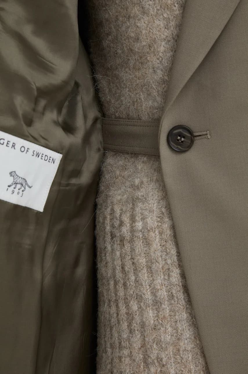 Куртка из смесовой шерсти - фото 7