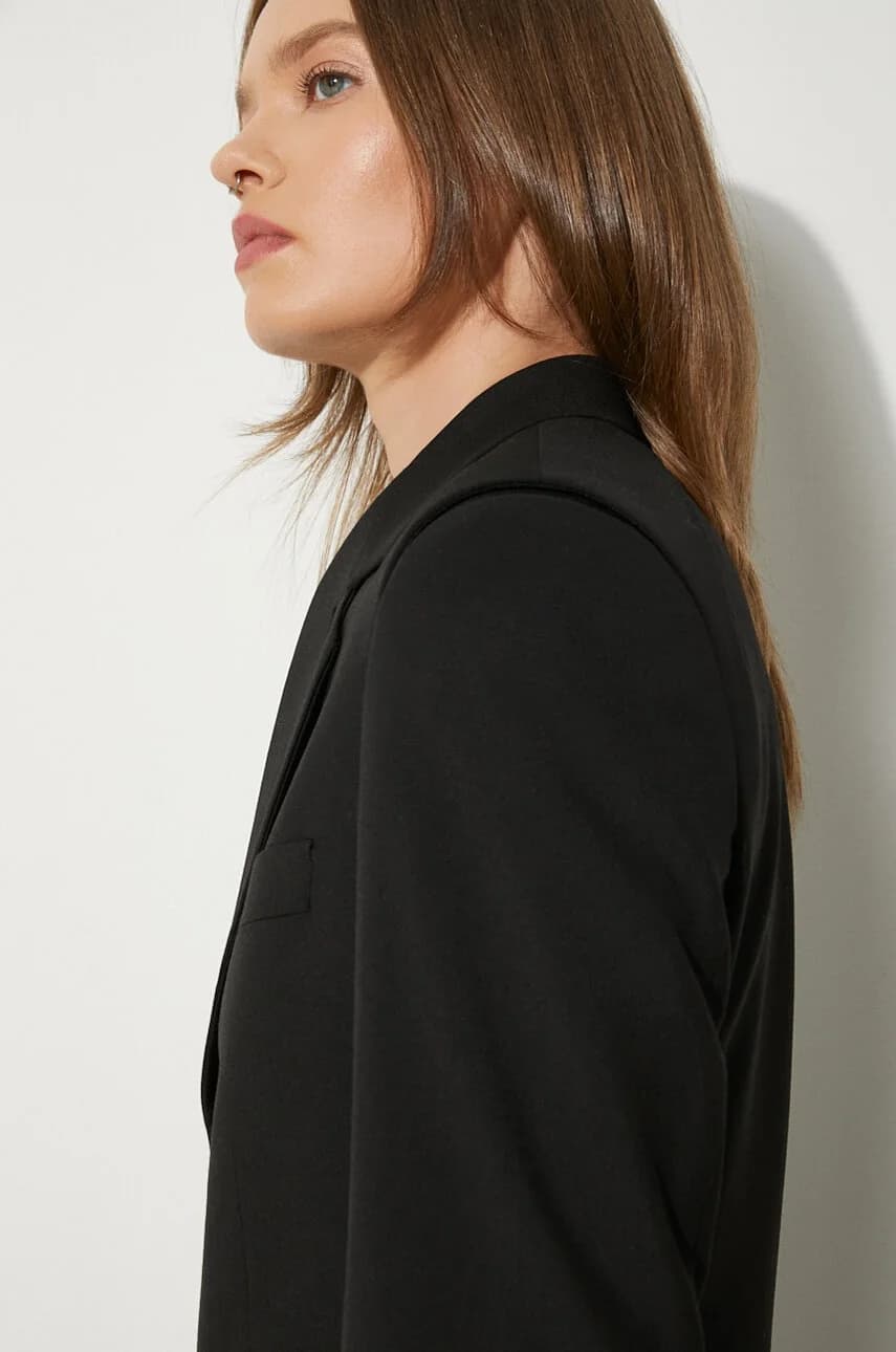 Блейзер с поясом из натуральной шерсти - фото 7