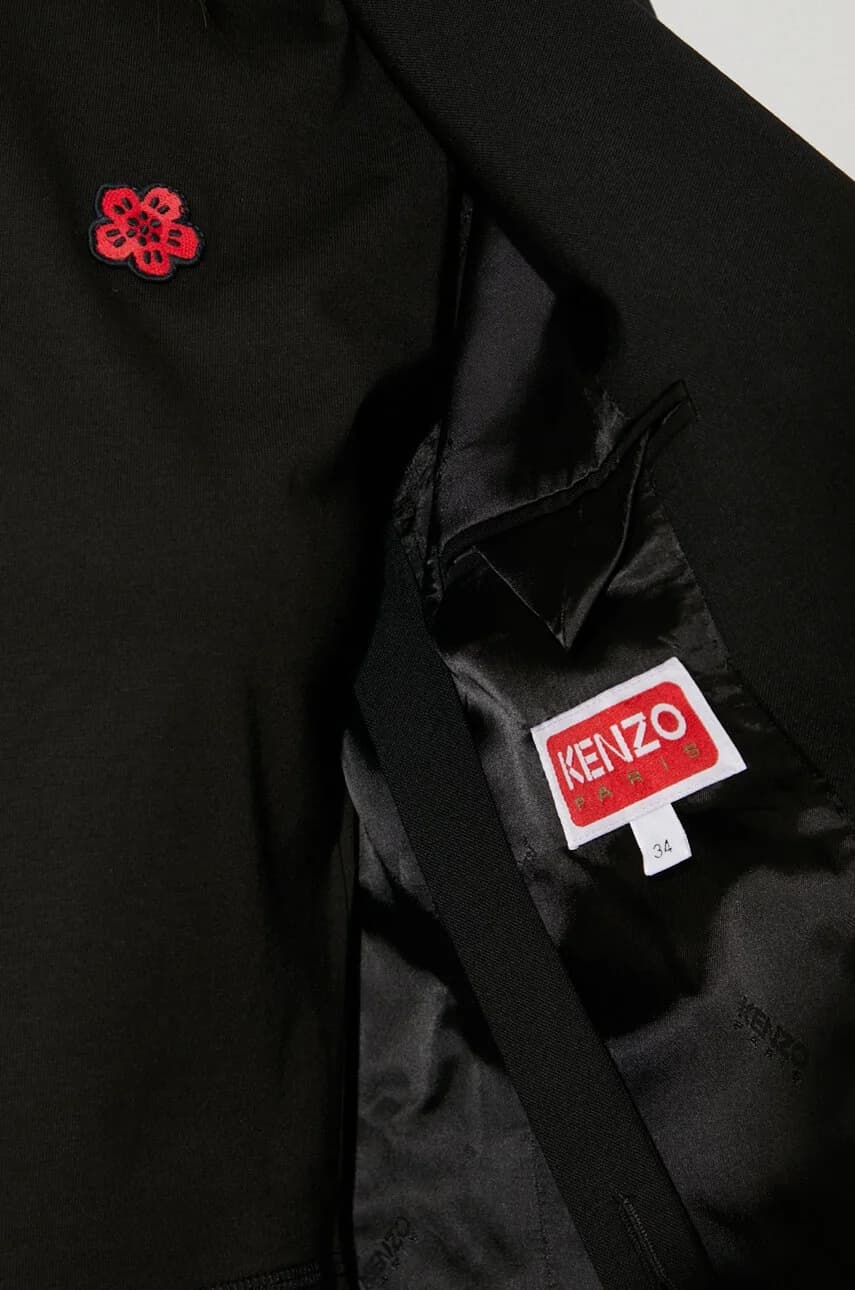 Блейзер с поясом из натуральной шерсти - фото 9