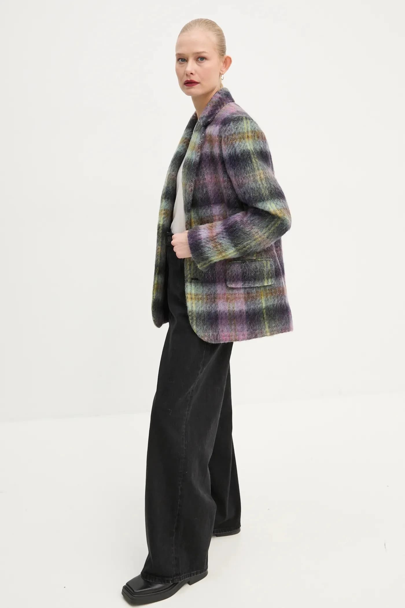 Куртка из смесовой шерсти - фото 2