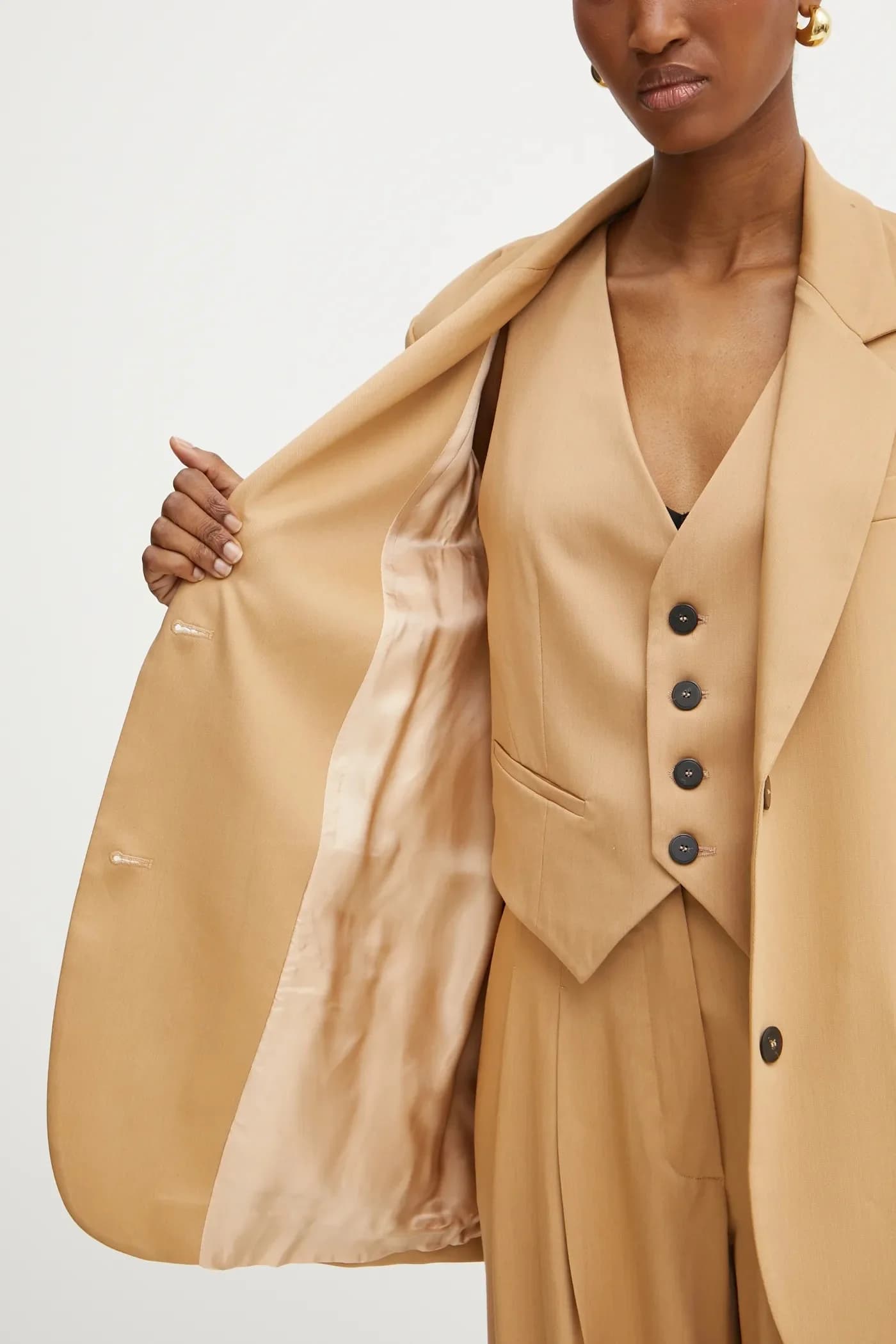 Куртка из смесовой шерсти - фото 7