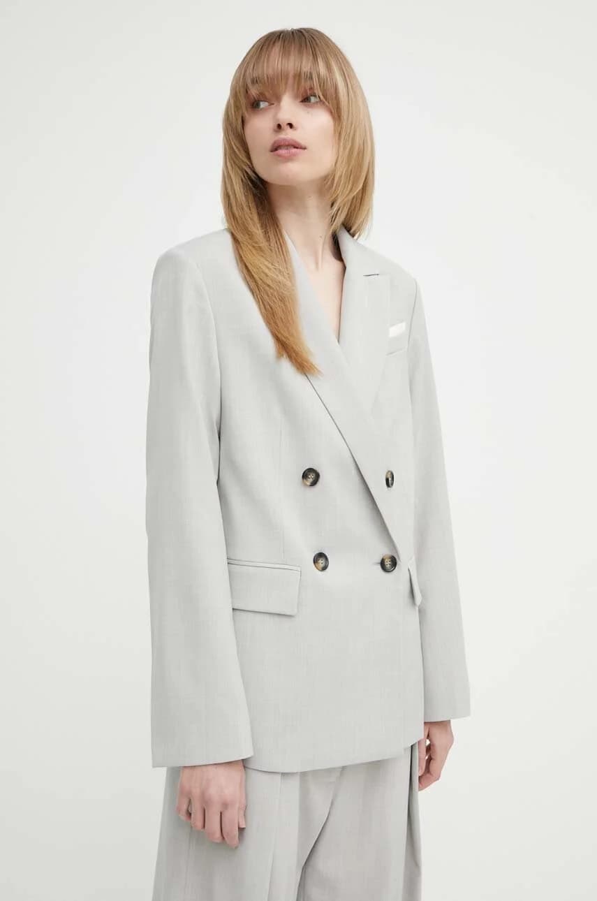 Куртка из смесовой шерсти - фото 4