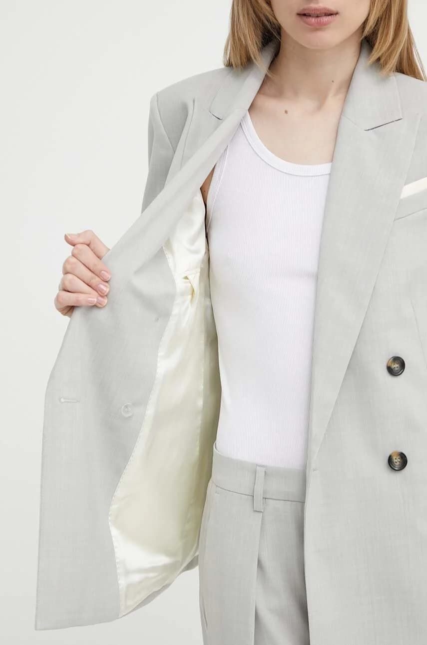 Куртка из смесовой шерсти - фото 8