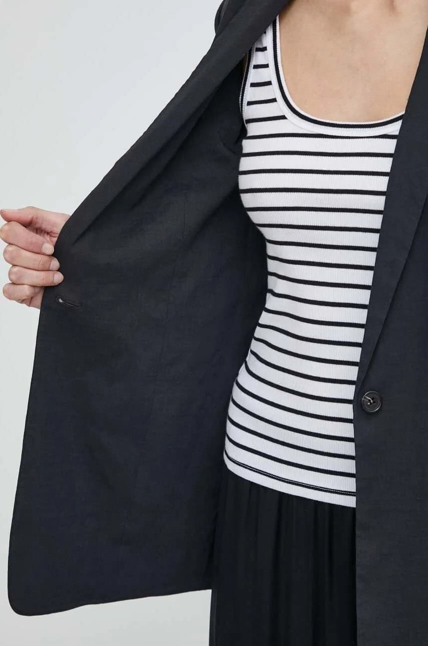 Льняная куртка - фото 7