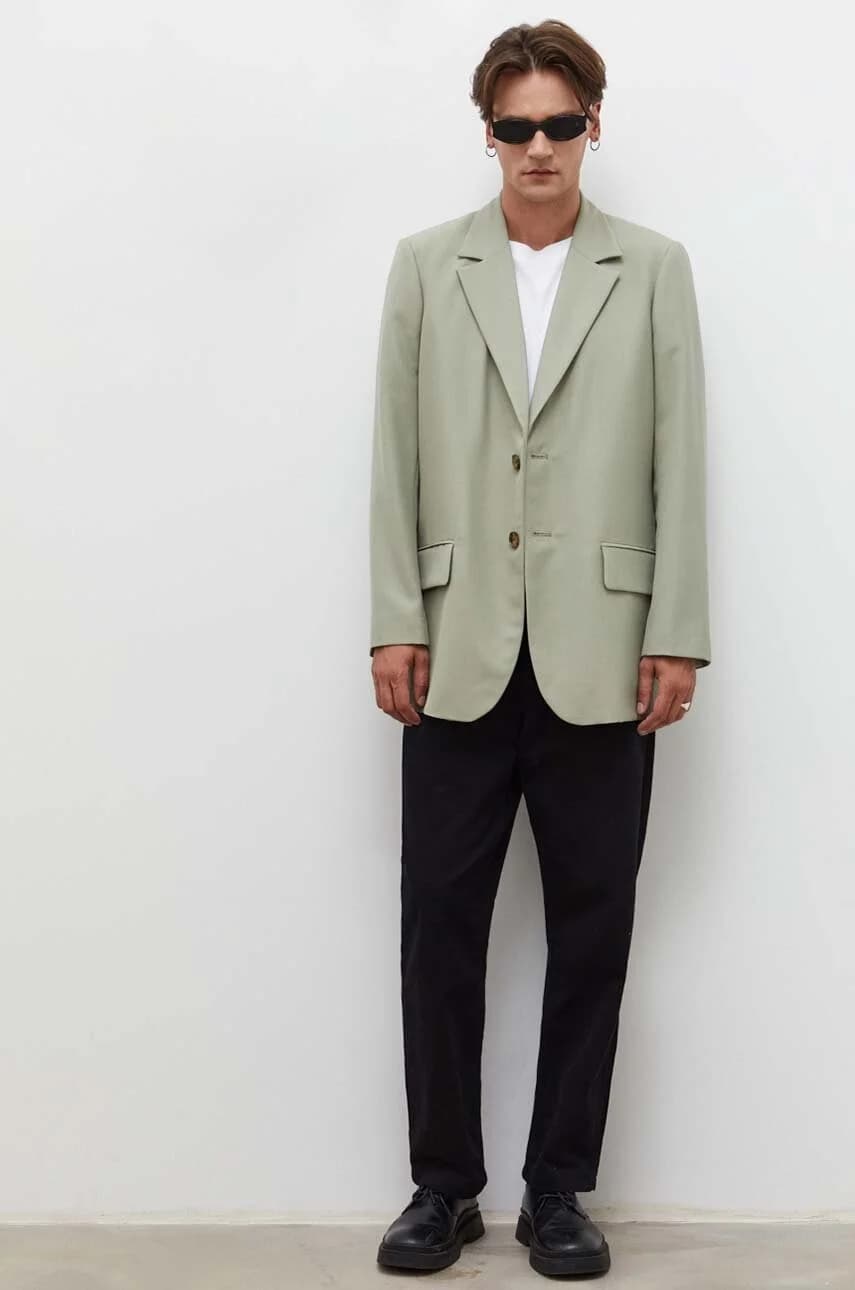 Куртка из смесовой шерсти - фото 4