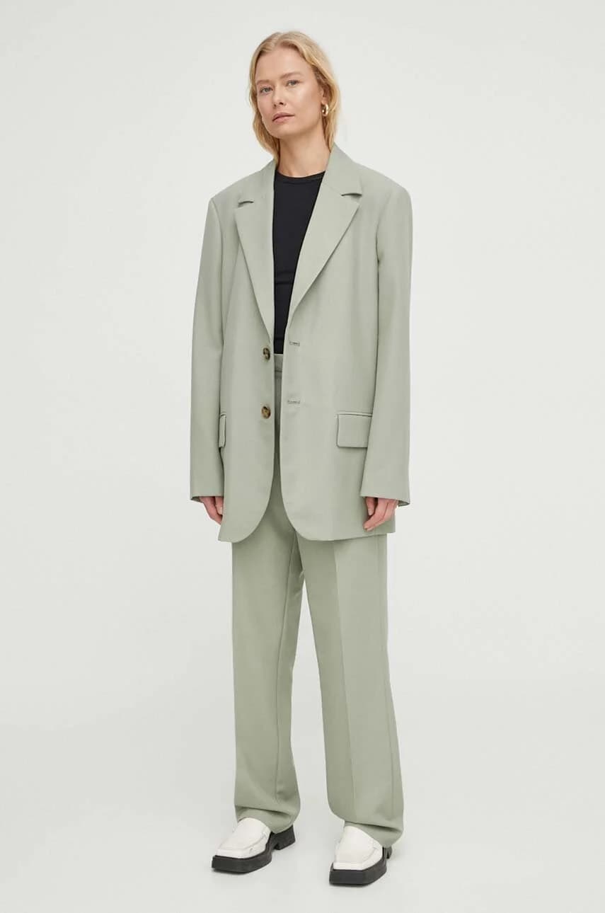 Куртка из смесовой шерсти - фото 5