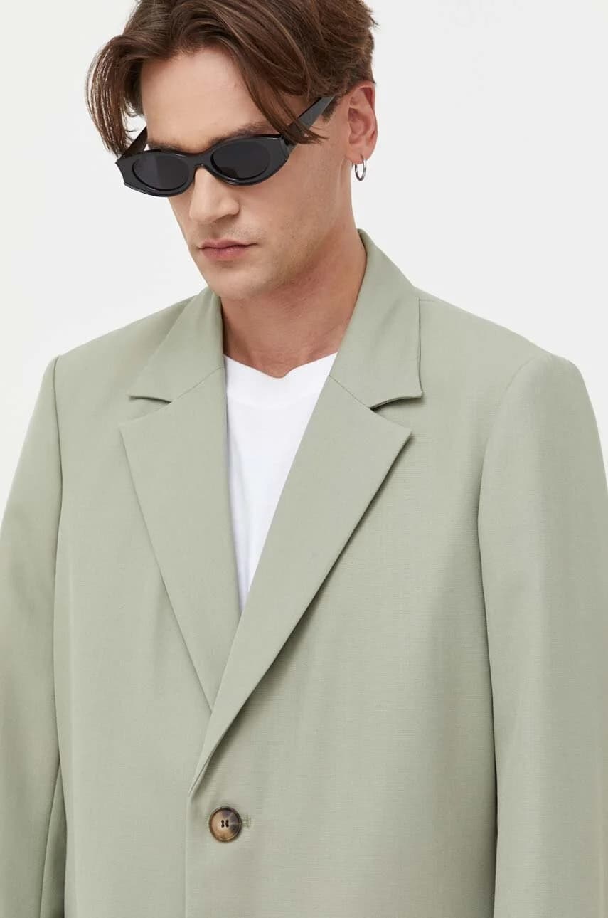 Куртка из смесовой шерсти - фото 8