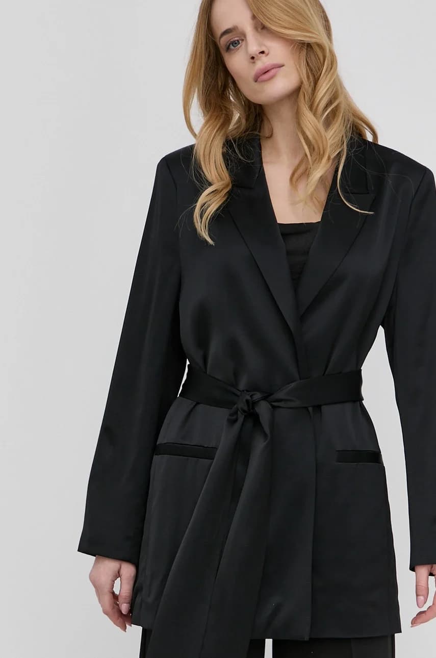 Куртка из смесовой шерсти - фото 4