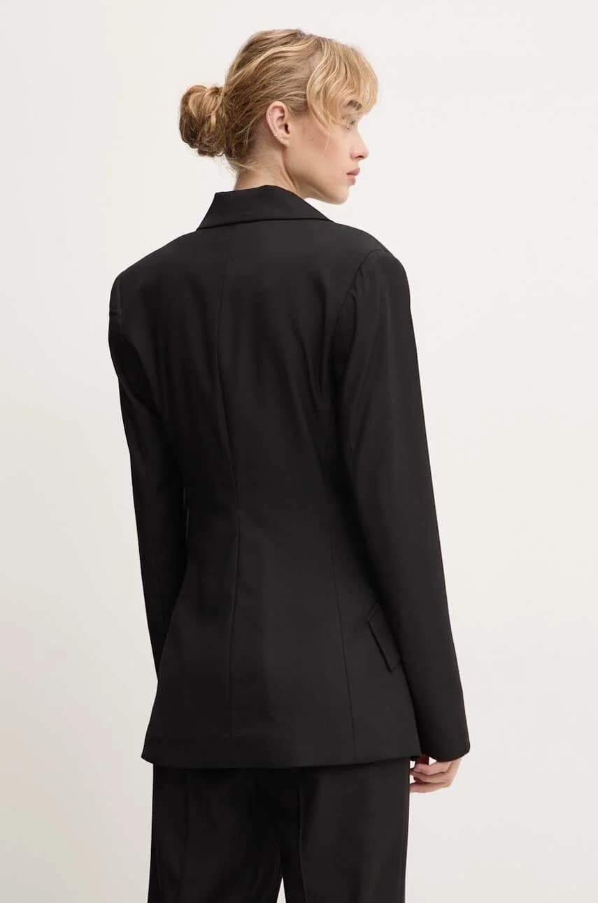 Приталенный пиджак из смесовой шерсти - фото 3