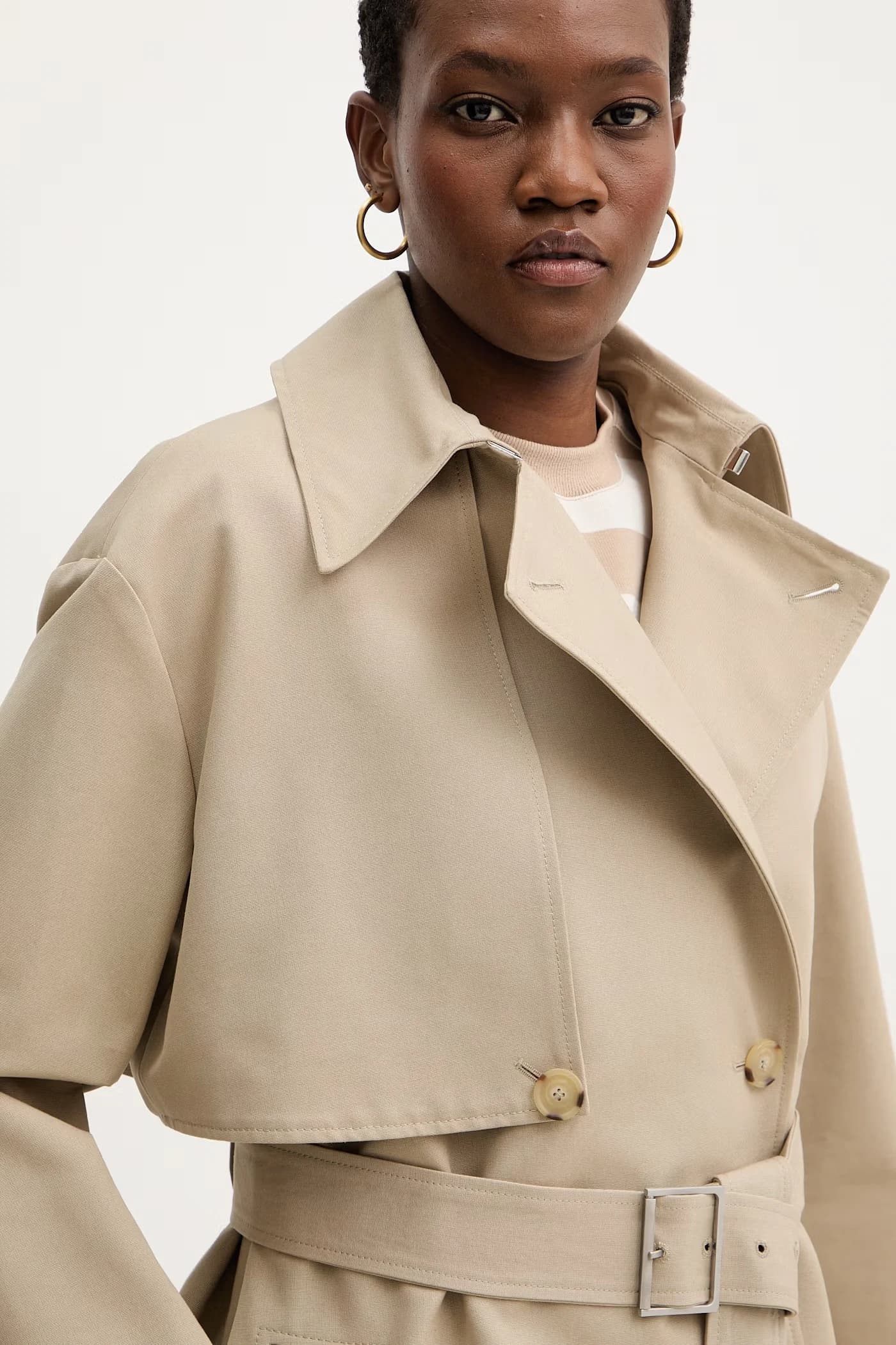 пальто Cromas из хлопка - фото 4