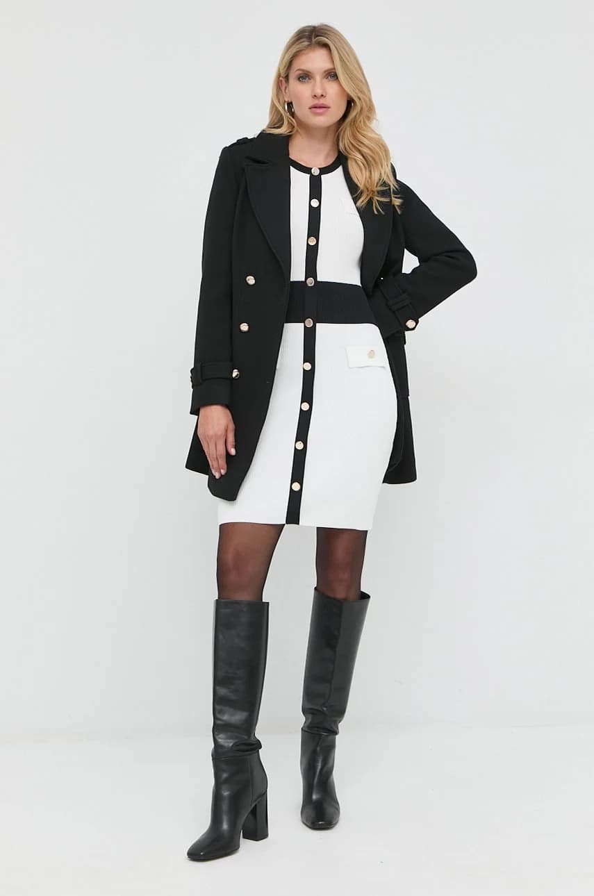 Пальто из смесовой шерсти - фото 2