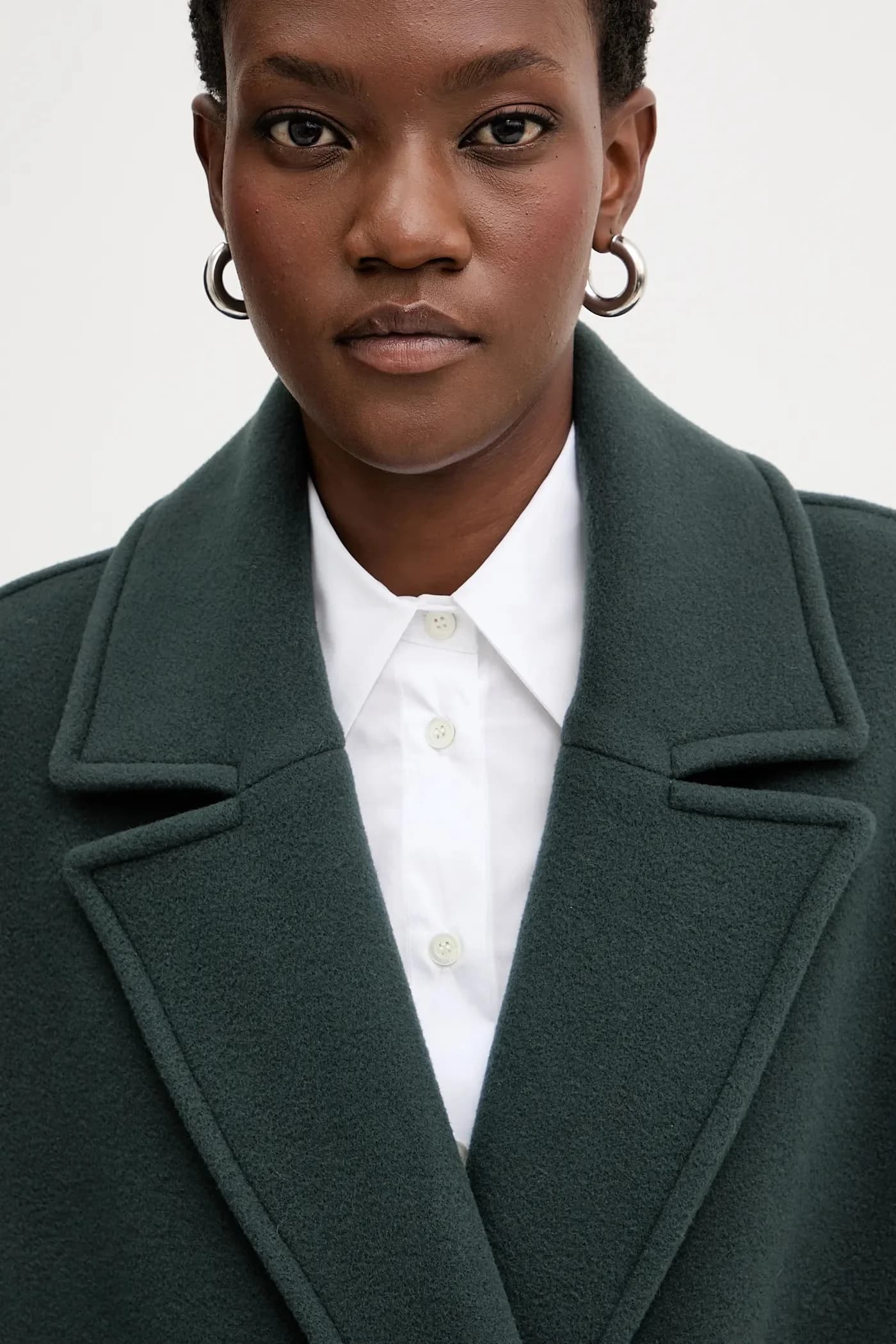 Пальто с добавлением шерсти - фото 4