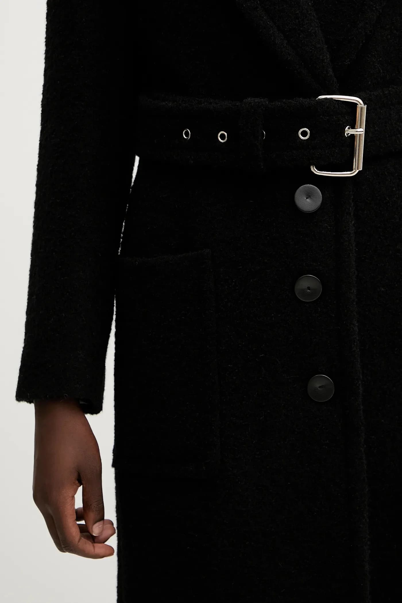 Пальто с добавлением шерсти - фото 5