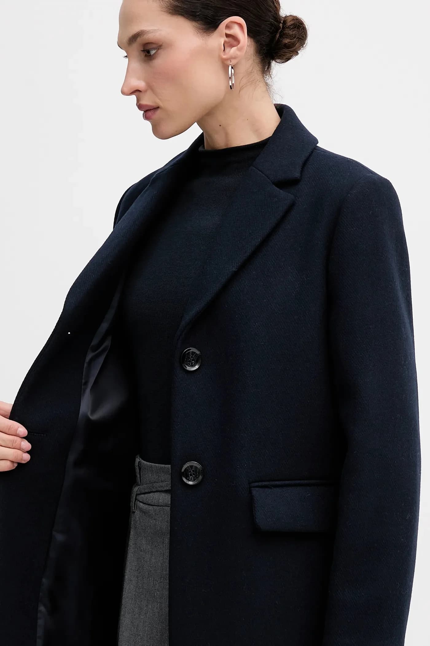 Шерстяное пальто - фото 6