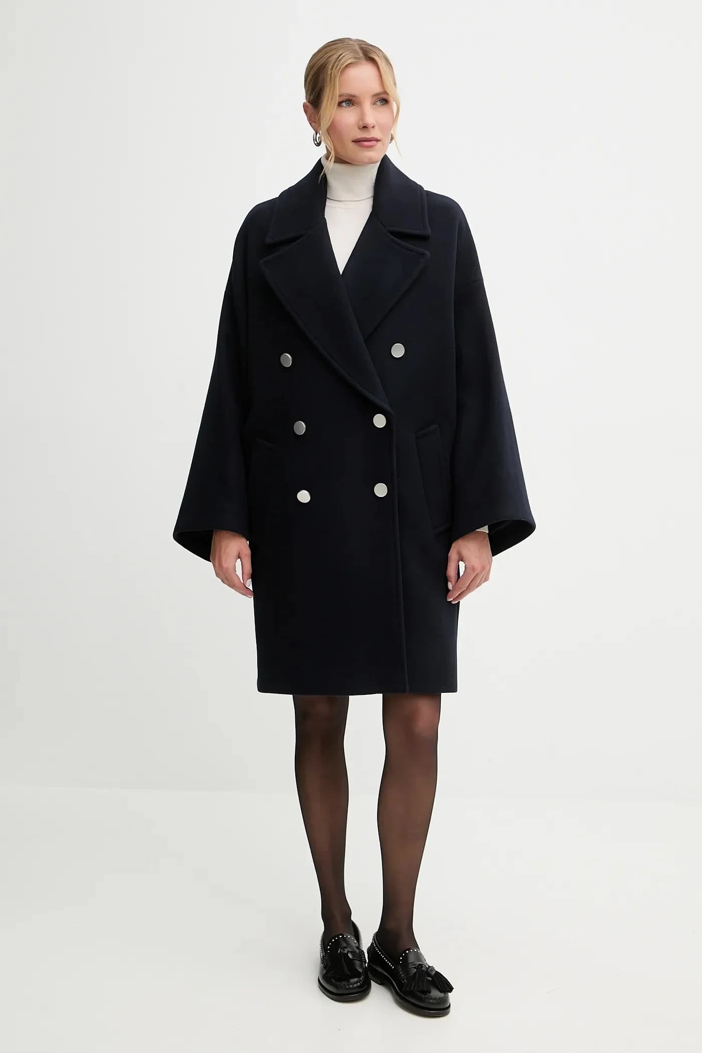 Пальто с добавлением шерсти