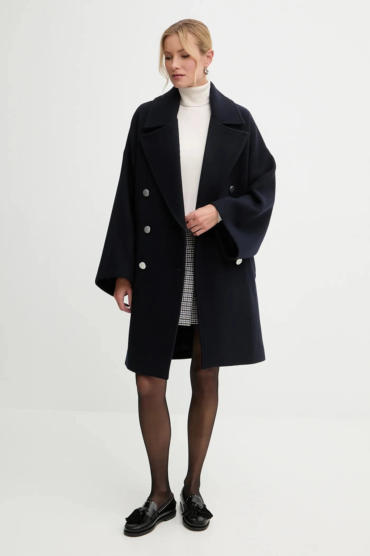 Пальто с добавлением шерсти - фото 2