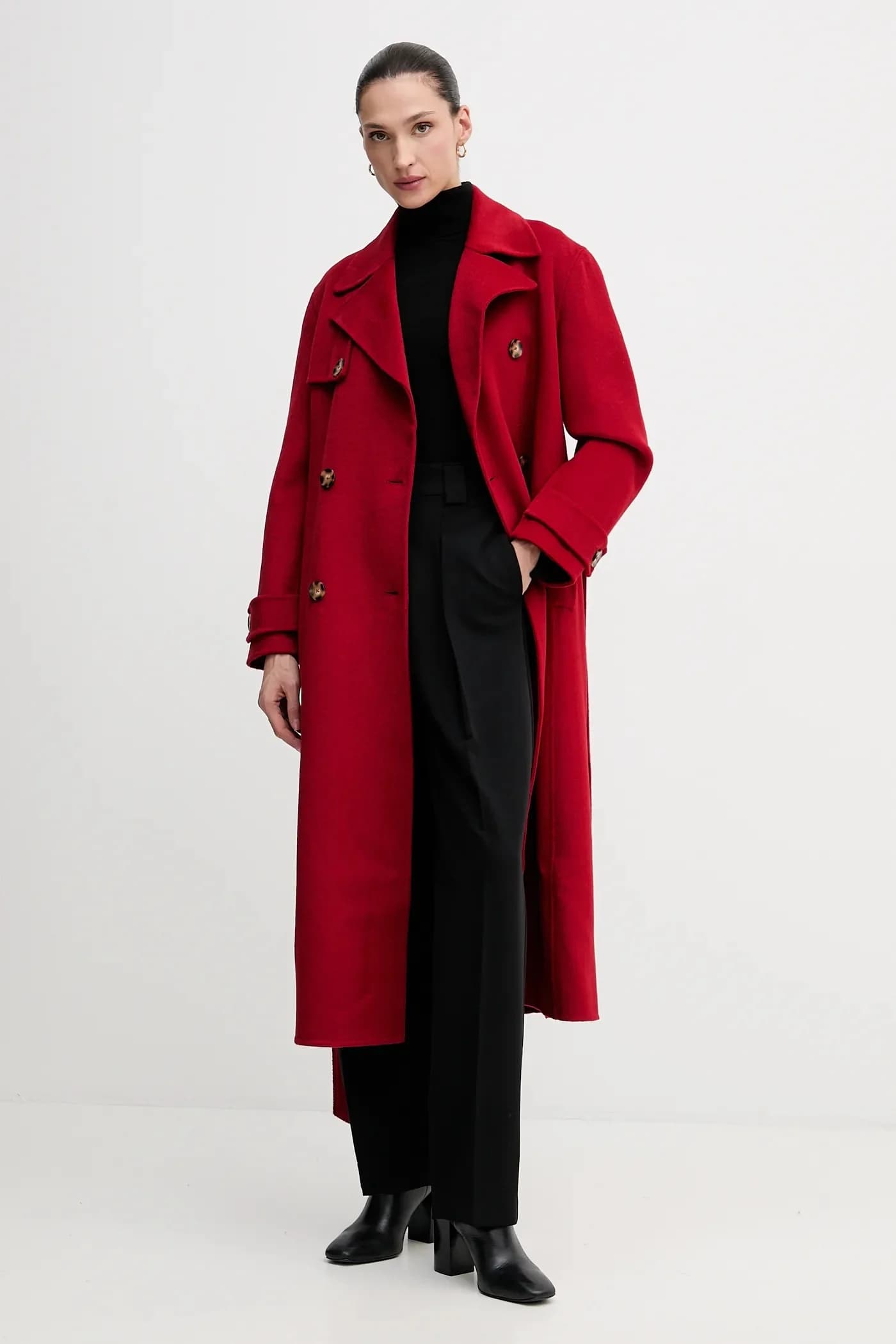 Пальто с добавлением шерсти - фото 2