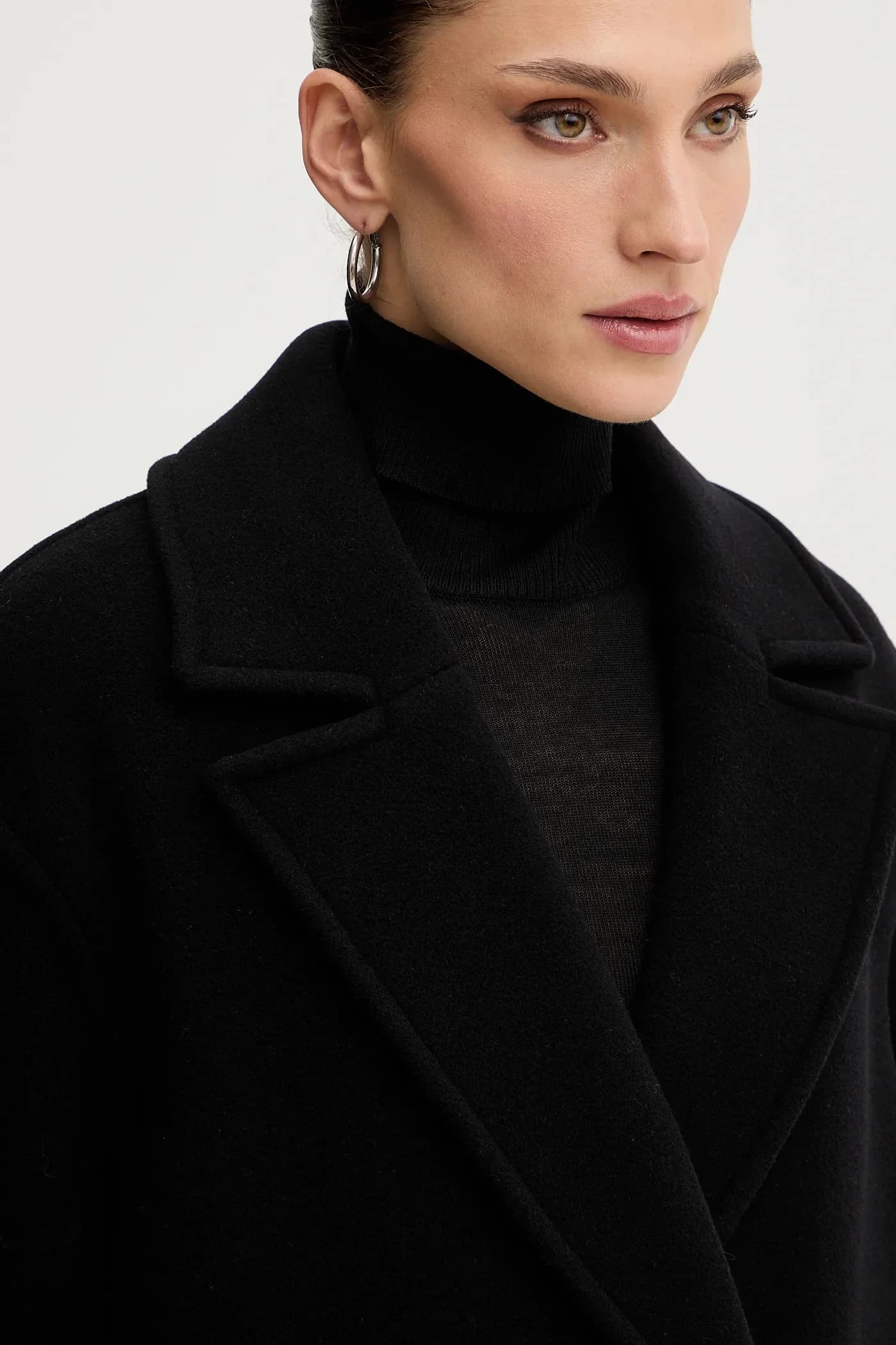 Пальто с добавлением шерсти - фото 4