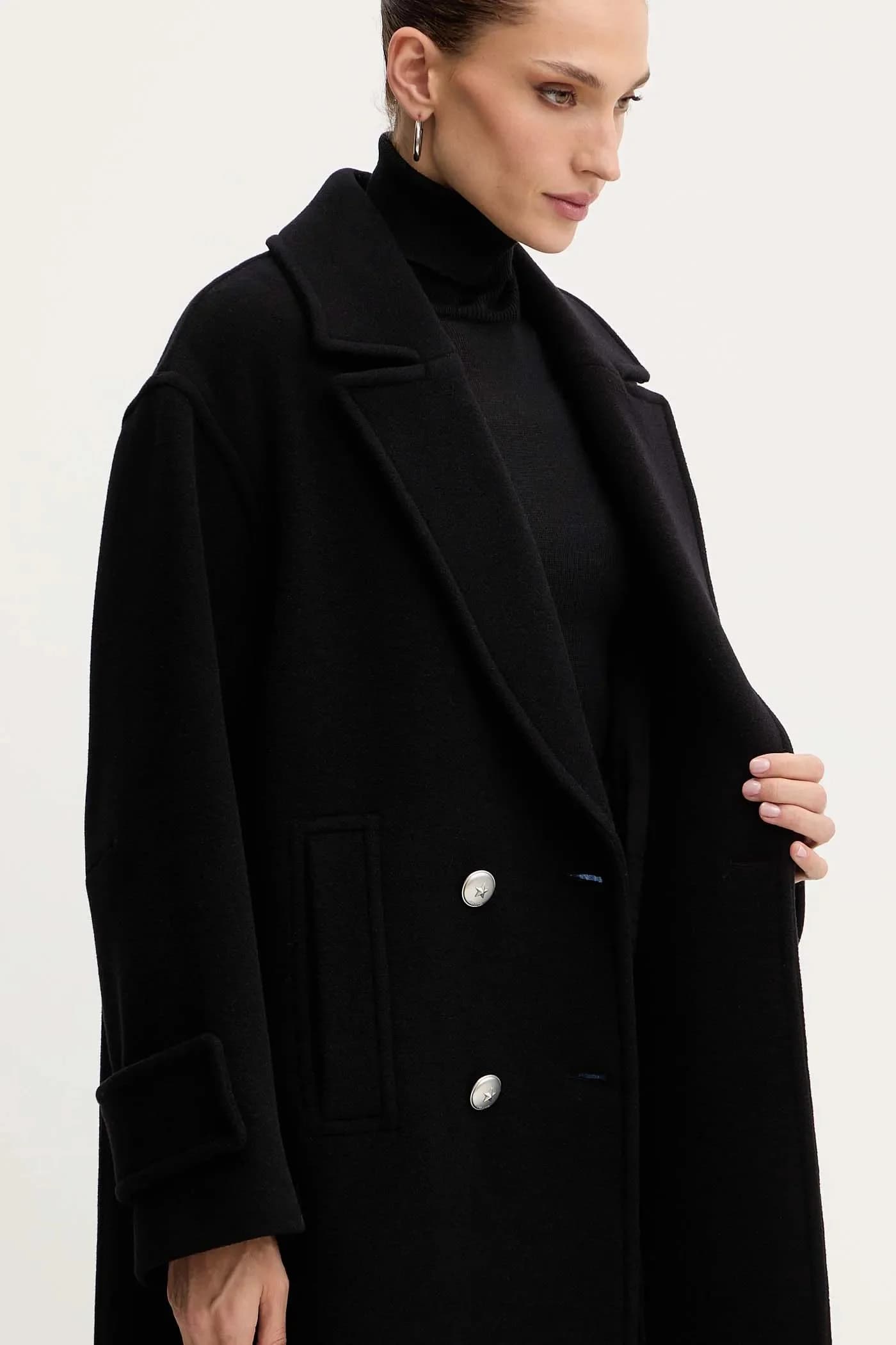 Пальто с добавлением шерсти - фото 6