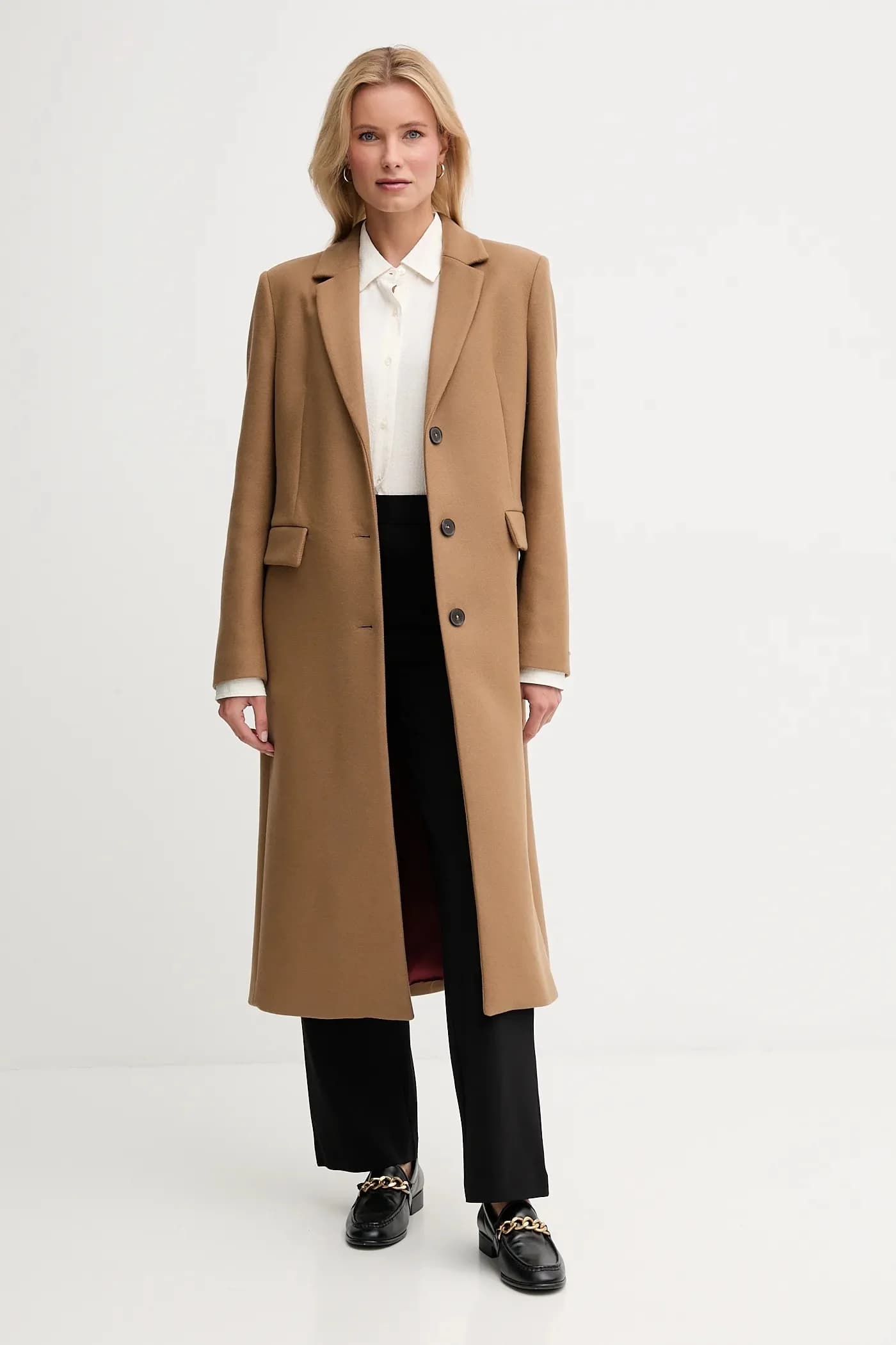 Пальто с добавлением шерсти - фото 2