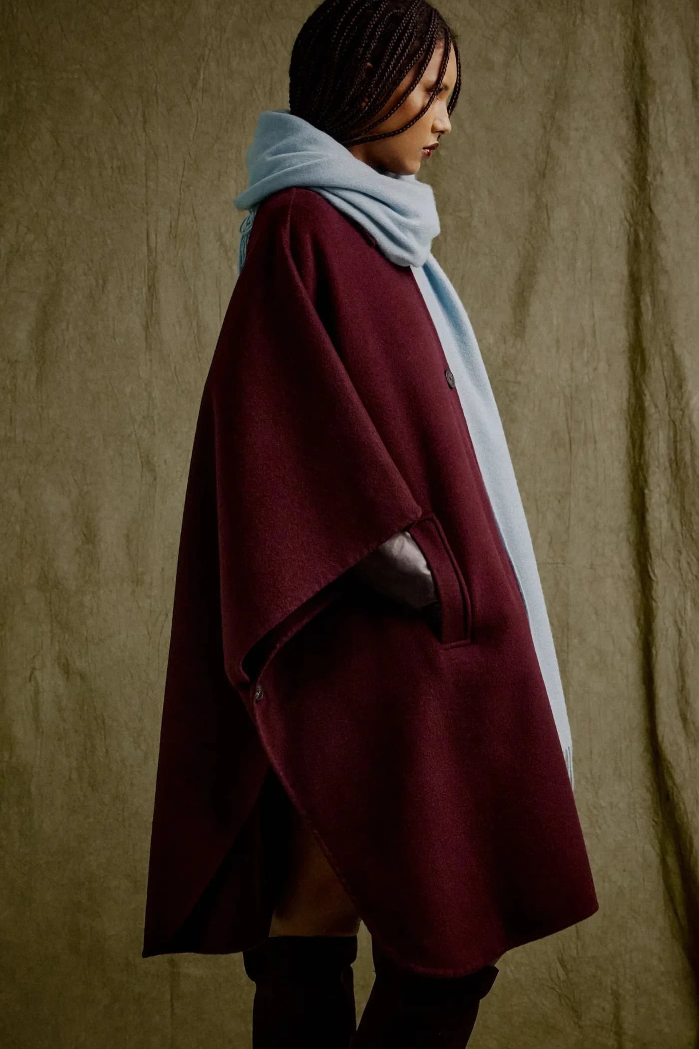 Шерстяное пальто